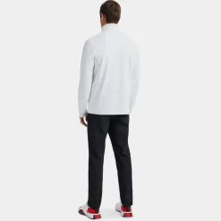 Mid Layers-G/FORE Brushed Back Tech Quarter Zip Pullover