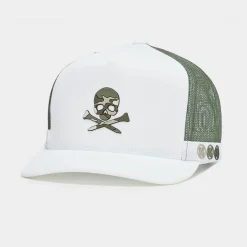 Hats-G/FORE Camo Skull & Tees Interlock Knit Tall Trucker Hat