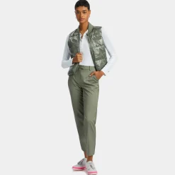 Outerwear-G/FORE Circle G's Coated Nylon Quilted Puffer Vest