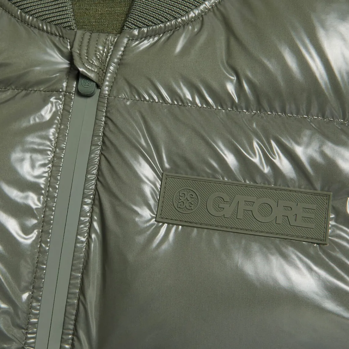 Outerwear-G/FORE Circle G's Coated Nylon Quilted Puffer Vest