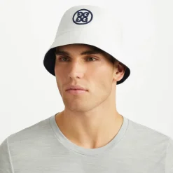 Hats-G/FORE Circle G's Reversible Cotton Twill Bucket Hat