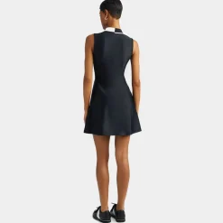 Skorts & Dresses-G/FORE Contrast Collar Tech Nylon Quarter Zip Dress