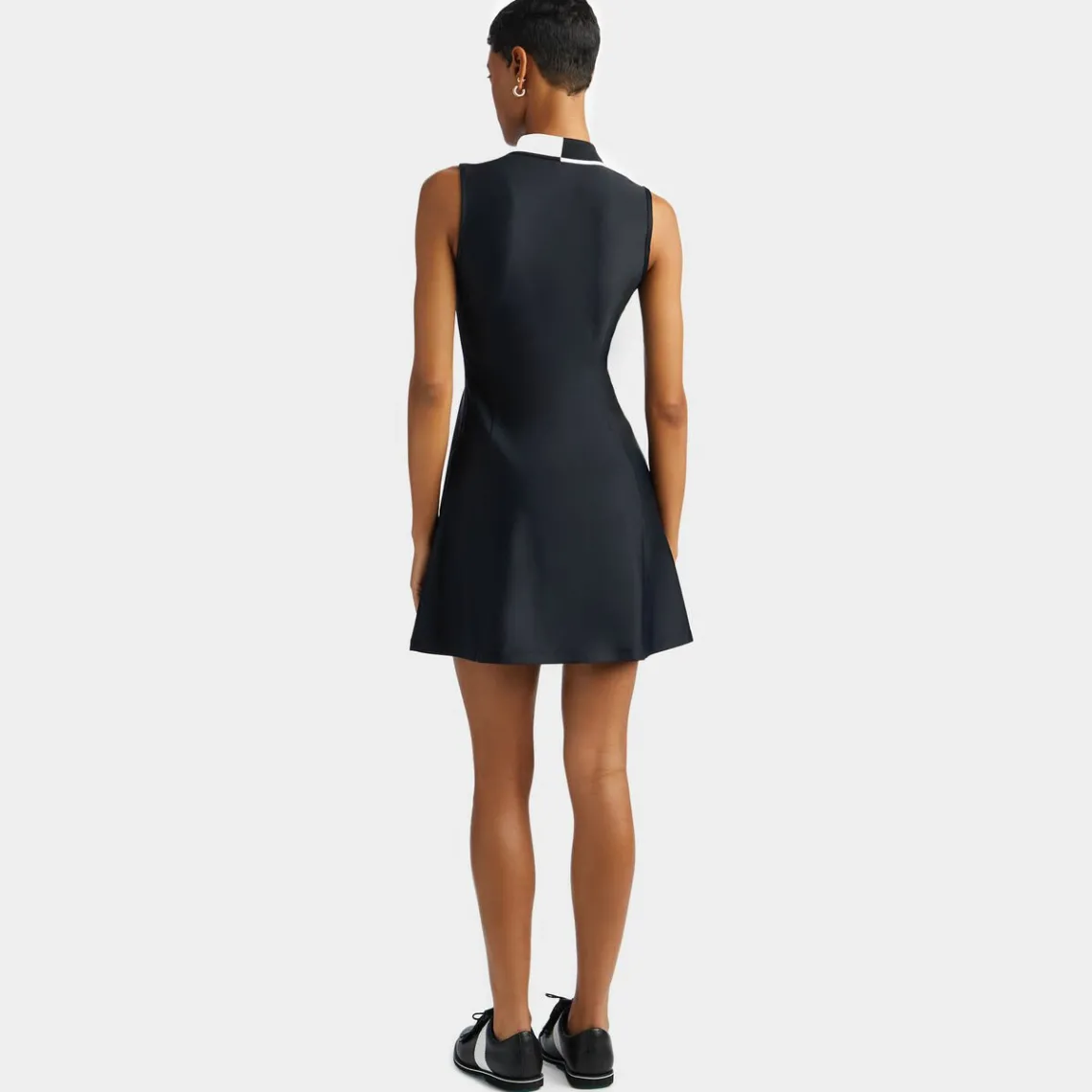 Skorts & Dresses-G/FORE Contrast Collar Tech Nylon Quarter Zip Dress