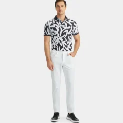 Polos & Shirts-G/FORE Contrast Palm Tech Pique Modern Spread Collar Polo