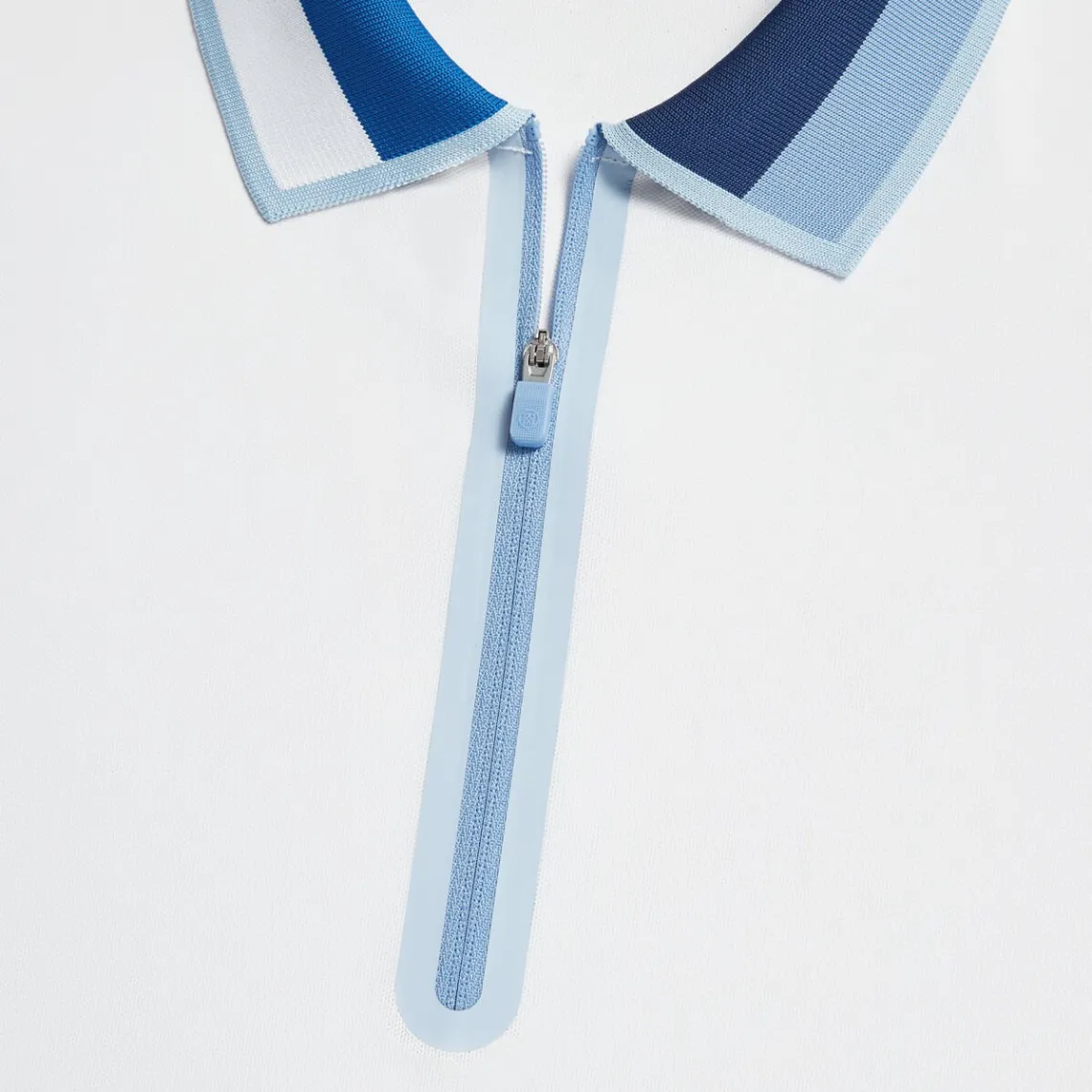 Polos-G/FORE Contrast Quarter Zip Tech Pique Polo