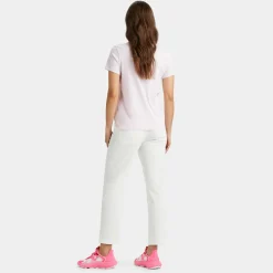 Pants-G/FORE Cotton Twill High Rise Straight Tapered Leg Trouser