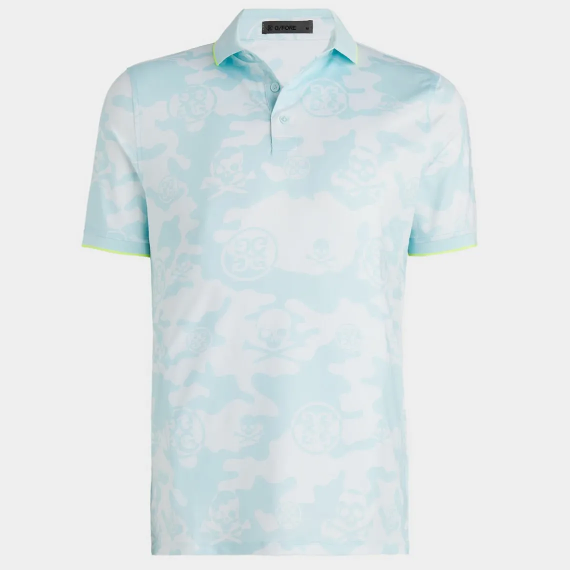 Polos & Shirts-G/FORE Exploded Camo Tech Jersey Modern Spread Collar Banded Sleeve Polo