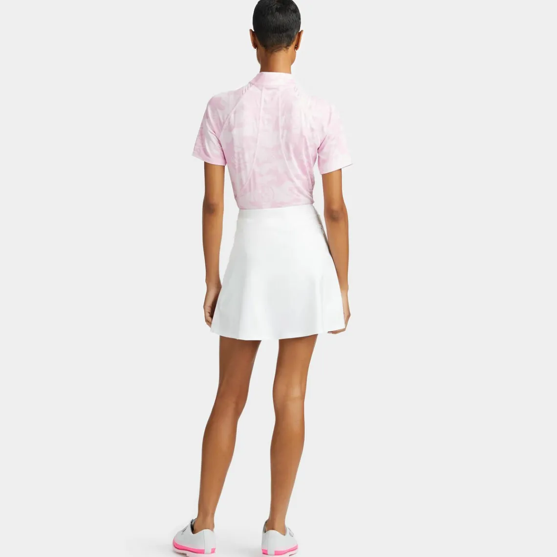 Mid Layers-G/FORE Exploded Camo Tech Jersey Short Sleeve Quarter Zip