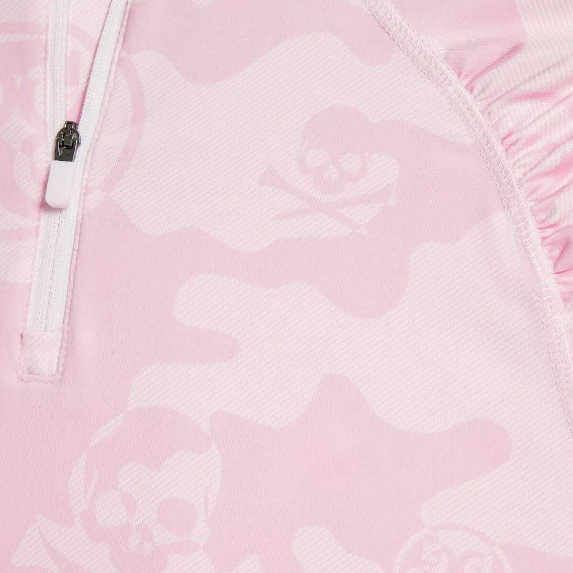 Mid Layers-G/FORE Exploded Camo Tech Jersey Short Sleeve Quarter Zip