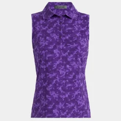 Polos-G/FORE Icon Camo Silky Tech Nylon Sleeveless Polo