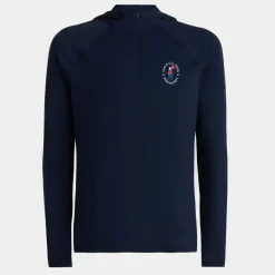 Mid Layers-G/FORE Limited Edition 2024 U.S. Open Hooded Luxe Quarter Zip Mid Layer