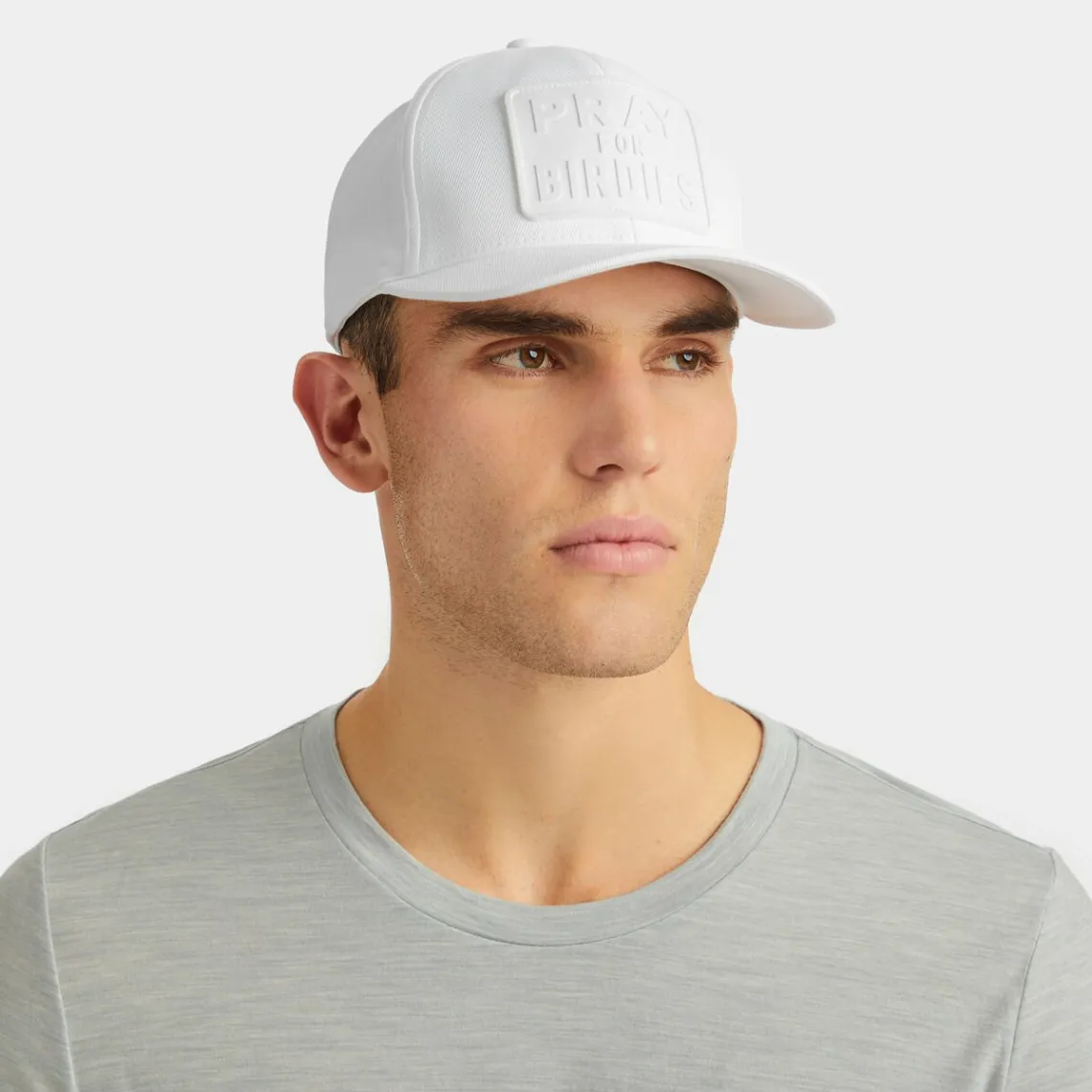 Hats-G/FORE Monochrome Pray For Birdies Stretch Twill Snapback Hat