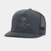 Hats-G/FORE Monochrome Skull & Tees Interlock Knit Tall Trucker Hat