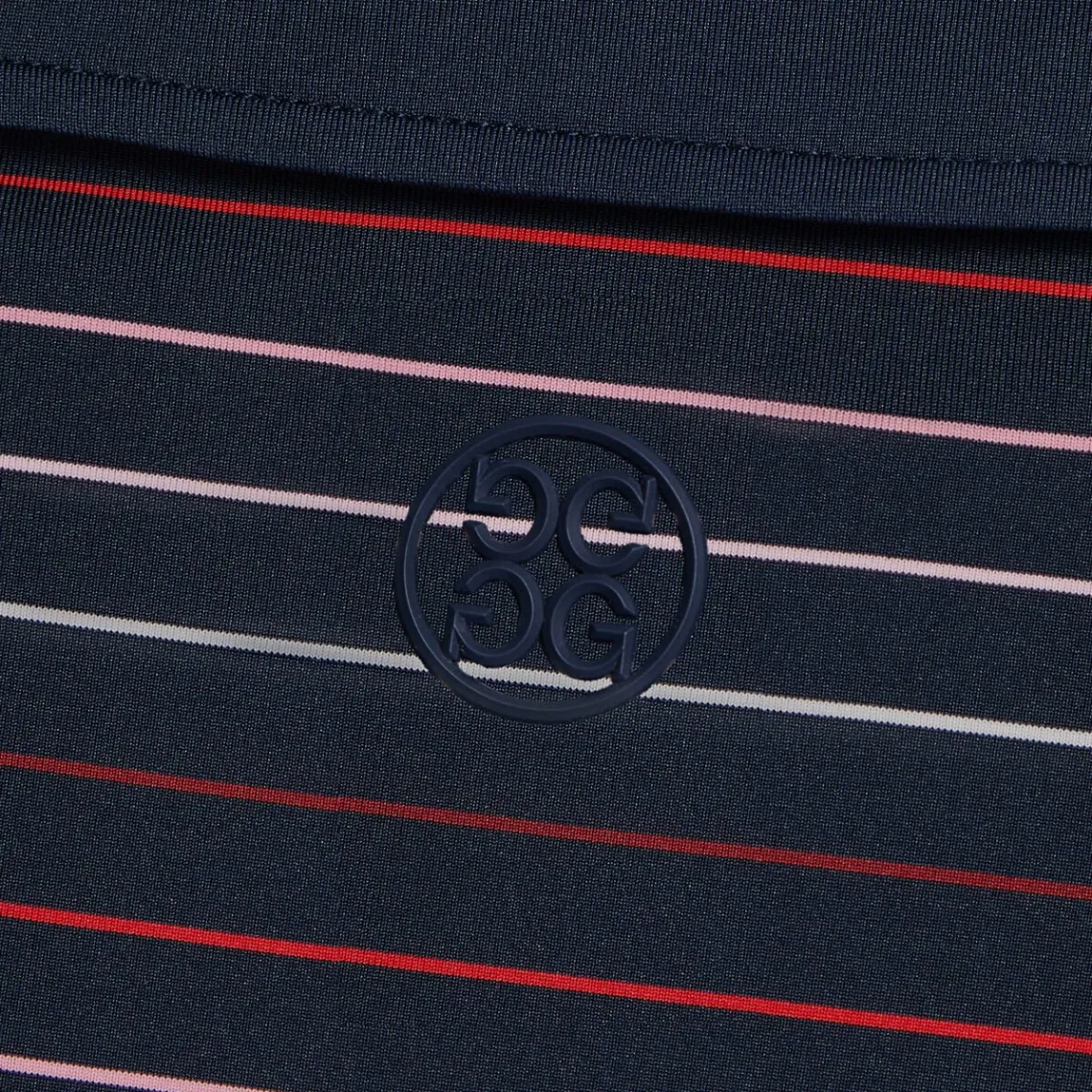 Polos & Shirts-G/FORE Multi Stripe Tech Jersey Modern Spread Collar Polo