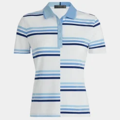 Polos-G/FORE Offset Gradient Stripe Tech Jersey Polo