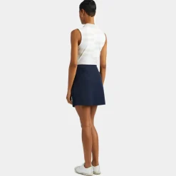 Polos-G/FORE Offset Stripe Tech Pique Sleeveless Polo