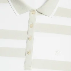 Polos-G/FORE Offset Stripe Tech Pique Sleeveless Polo