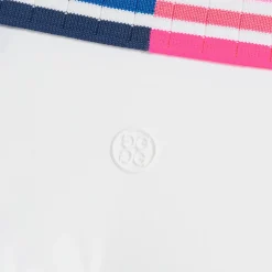 Polos-G/FORE Pleated Contrast Collar Silky Tech Nylon Polo