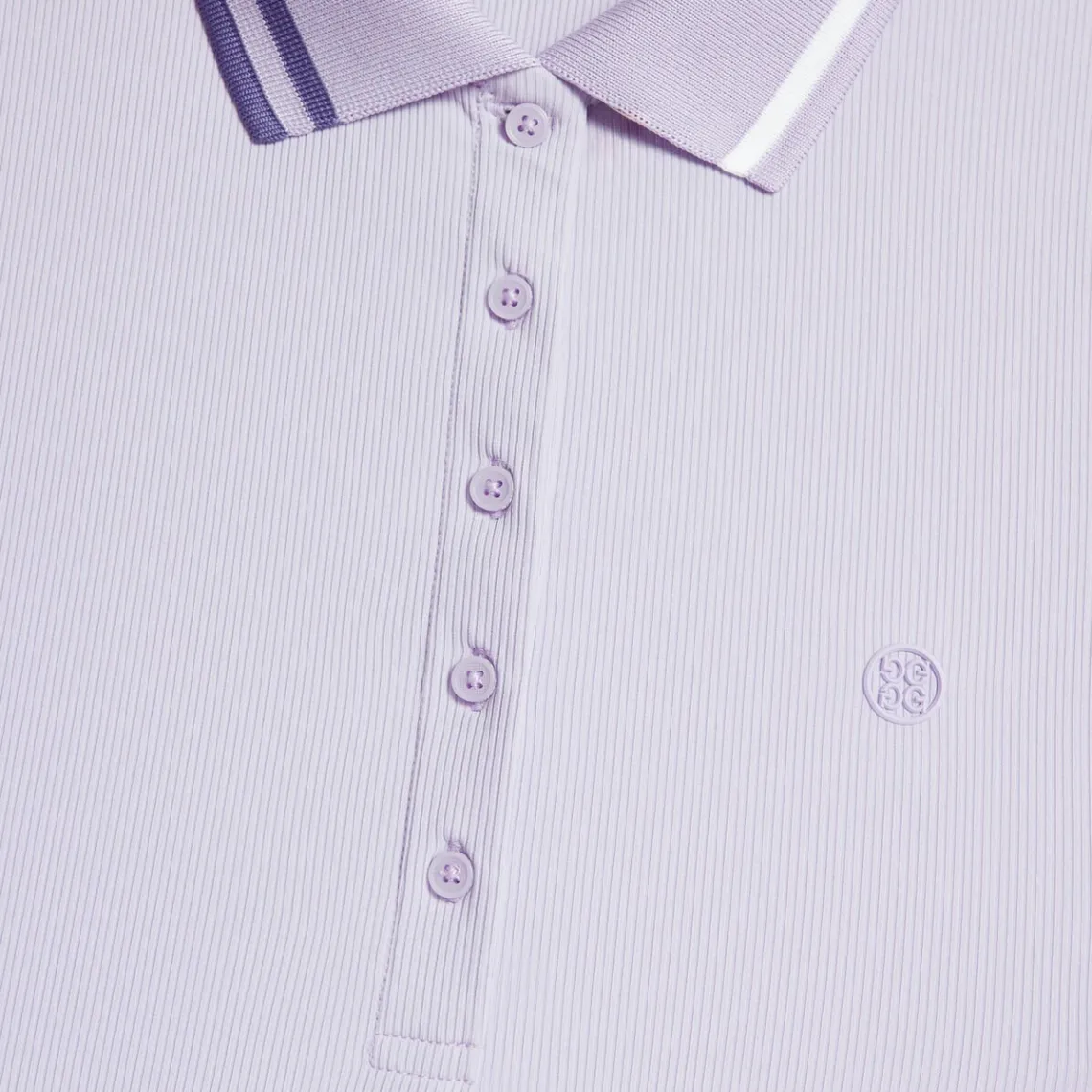 Polos-G/FORE Ribbed Tech Nylon Contrast Collar Polo