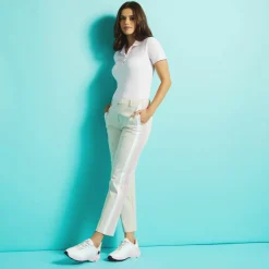 Pants-G/FORE Side Stripe Stretch Tech Twill Mid Rise Straight Leg Trouser