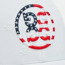 Hats-G/FORE Skulls & Stripes Stretch Twill Snapback Hat