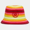 Hats-G/FORE Striped Circle G's Crochet Bucket Hat