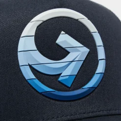 Hats-G/FORE Striped Quarter G Cotton Twill Trucker Hat