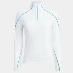 Mid Layers-G/FORE Sun Shield Silky Tech Nylon Quarter Zip Layer
