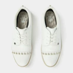 Gallivanter-G/FORE Women's Gallivanter Pebble Leather Stud Cap Toe Golf Shoe
